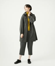 NGUAF01390 GIANNI LO GIUDICE(ジャンニ ロ ジュディチェ) [洗える]マイクロストライプストレッチコート カーキ