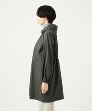 NGUAF01390 GIANNI LO GIUDICE(ジャンニ ロ ジュディチェ) [洗える]マイクロストライプストレッチコート カーキ