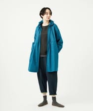 NGUAF01390 GIANNI LO GIUDICE(ジャンニ ロ ジュディチェ) [洗える]マイクロストライプストレッチコート ブルー