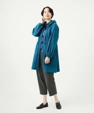 NGUAF01390 GIANNI LO GIUDICE(ジャンニ ロ ジュディチェ) [洗える]マイクロストライプストレッチコート ブルー