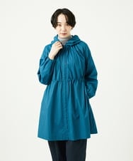 NGUAF01390 GIANNI LO GIUDICE(ジャンニ ロ ジュディチェ) [洗える]マイクロストライプストレッチコート ブルー