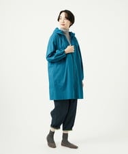 NGUAF01390 GIANNI LO GIUDICE(ジャンニ ロ ジュディチェ) [洗える]マイクロストライプストレッチコート ブルー