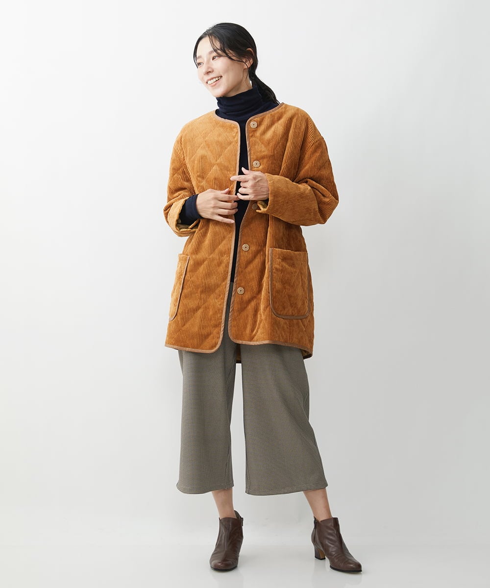 バックコードキルティングノーカラーコート(ノーカラーコート) | GIANNI LO GIUDICE(ジャンニ ロ ジュディチェ)|イトキンオンラインストア バックコードキルティングノーカラーコート(ノーカラーコート) | GIANNI LO GIUDICE(ジャンニ ロ ジュディチェ)|イトキンオンラインストア