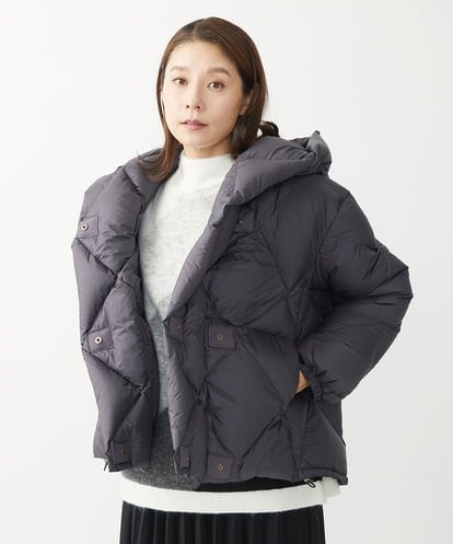 NGUAW21390 GIANNI LO GIUDICE クロスタフタショートダウンコート