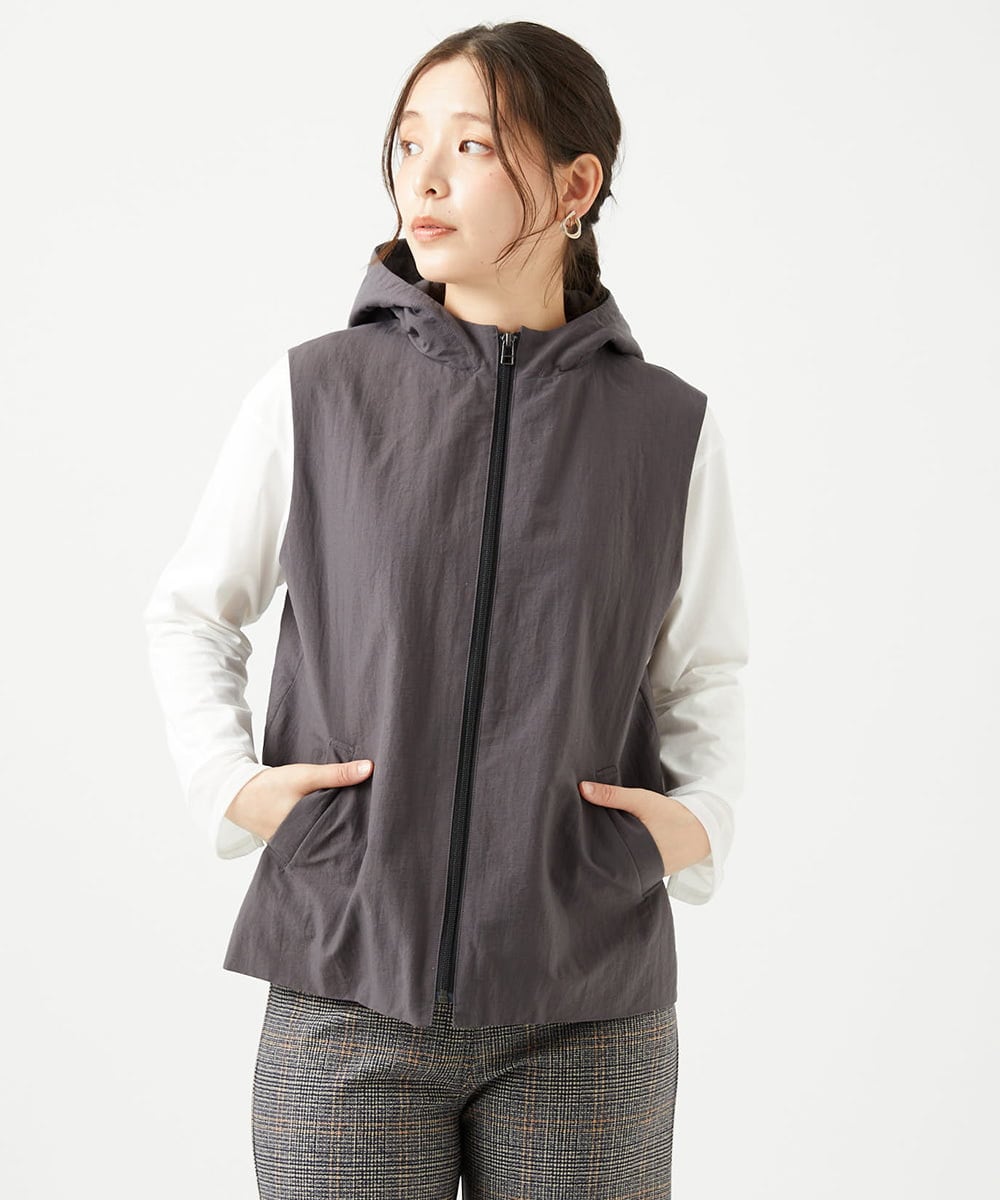 NGUCF60490 GIANNI LO GIUDICE(ジャンニ ロ ジュディチェ) スタナータッサー３WAYコート ダークグレー