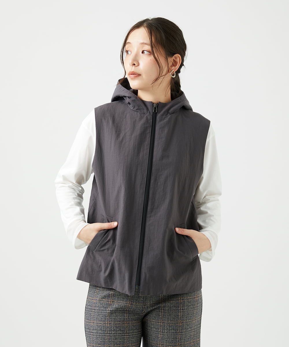 NGUCF60490 GIANNI LO GIUDICE(ジャンニ ロ ジュディチェ) スタナータッサー３WAYコート ダークグレー