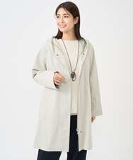 NGUEB40540 GIANNI LO GIUDICE(ジャンニ ロ ジュディチェ) スーピマドビーフーディーコート オフホワイト