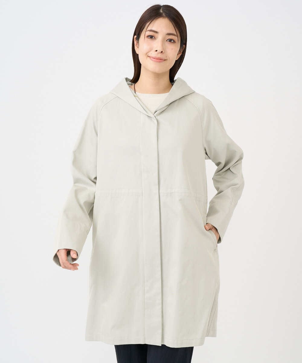 NGUEB40540 GIANNI LO GIUDICE(ジャンニ ロ ジュディチェ) スーピマドビーフーディーコート オフホワイト