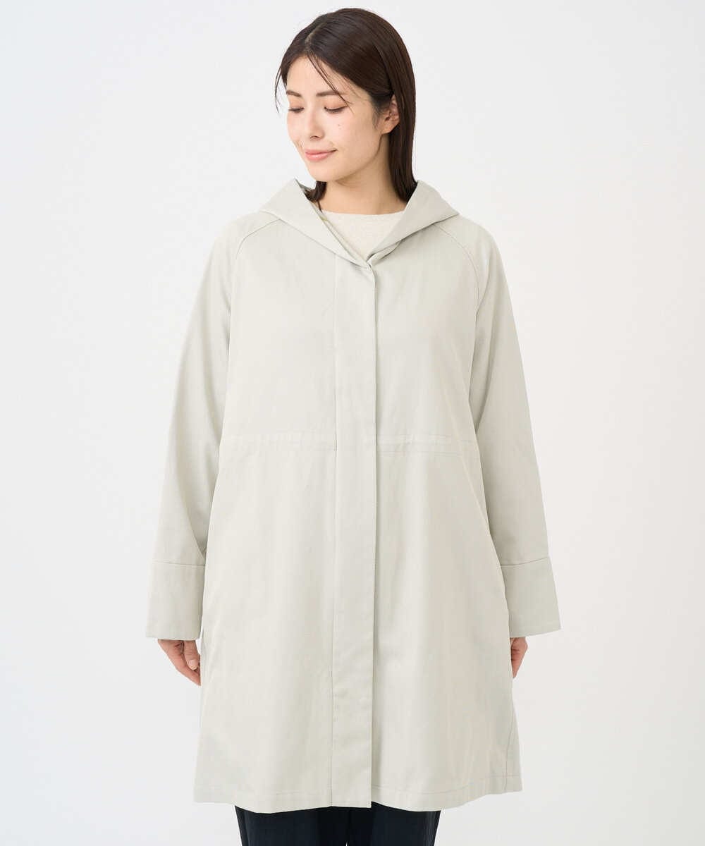 NGUEB40540 GIANNI LO GIUDICE(ジャンニ ロ ジュディチェ) スーピマドビーフーディーコート オフホワイト