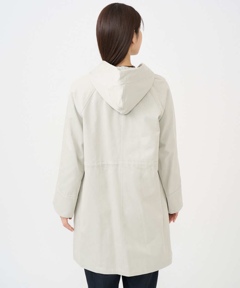 NGUEB40540 GIANNI LO GIUDICE(ジャンニ ロ ジュディチェ) スーピマドビーフーディーコート オフホワイト
