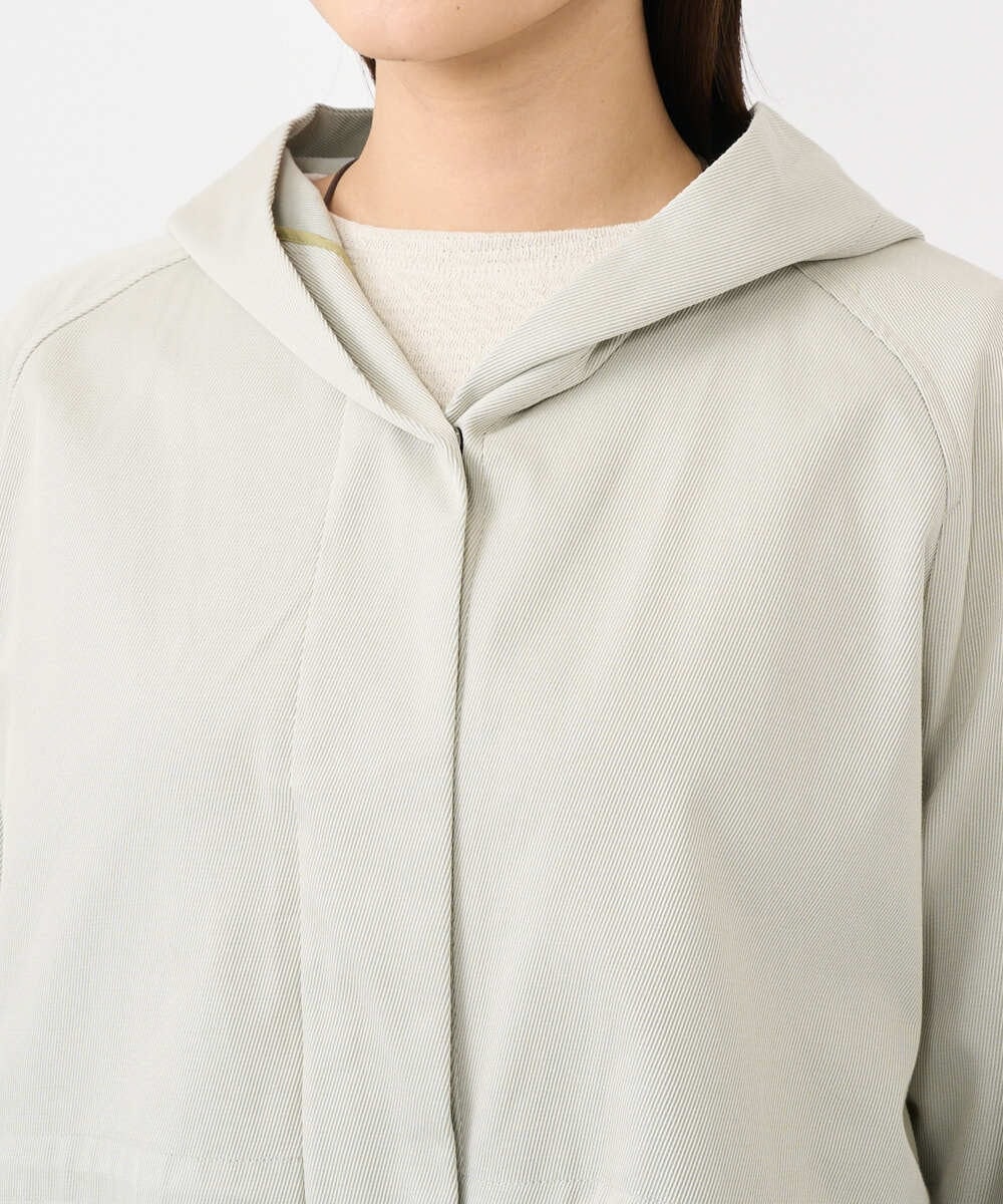 NGUEB40540 GIANNI LO GIUDICE(ジャンニ ロ ジュディチェ) スーピマドビーフーディーコート オフホワイト