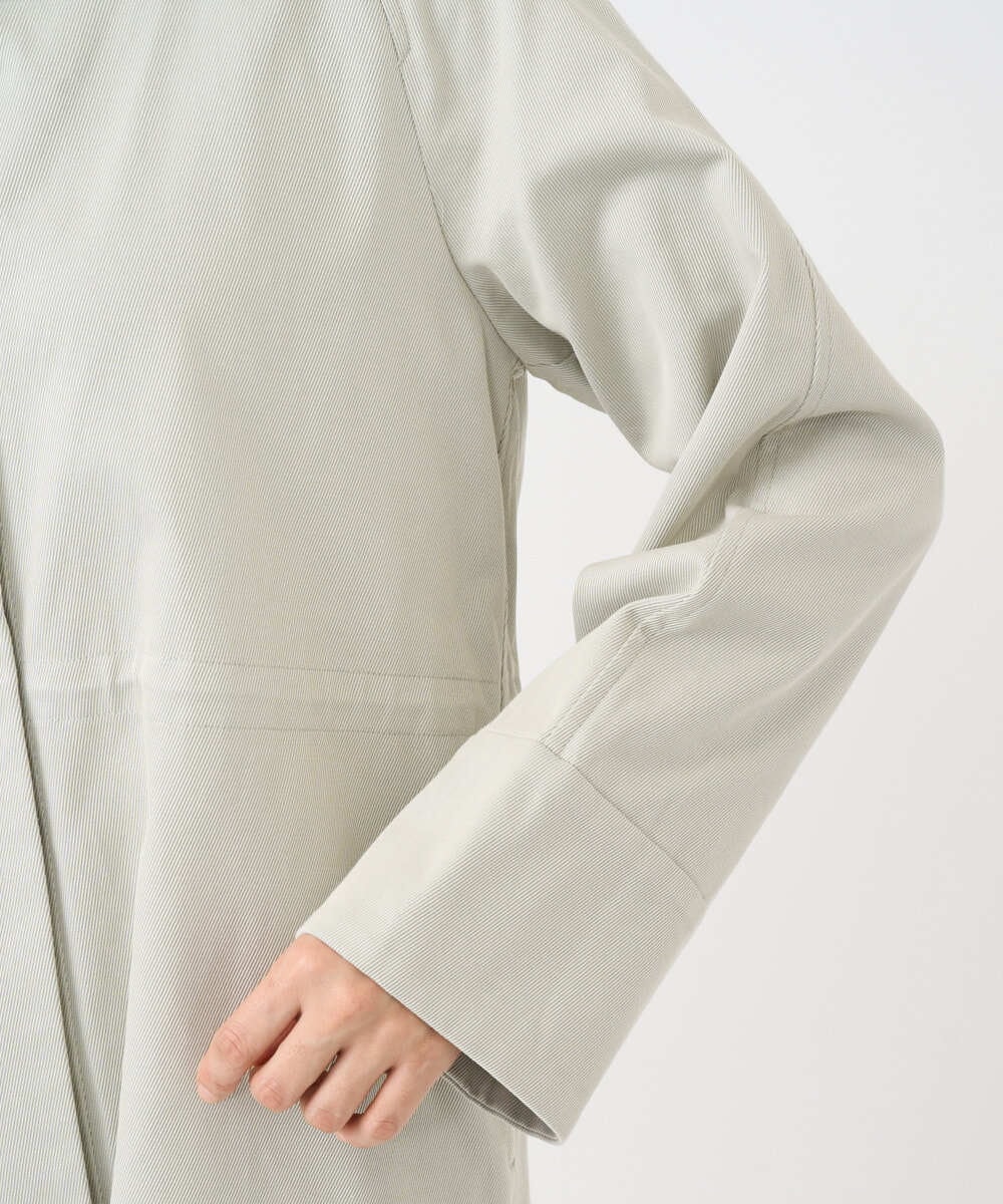 NGUEB40540 GIANNI LO GIUDICE(ジャンニ ロ ジュディチェ) スーピマドビーフーディーコート オフホワイト