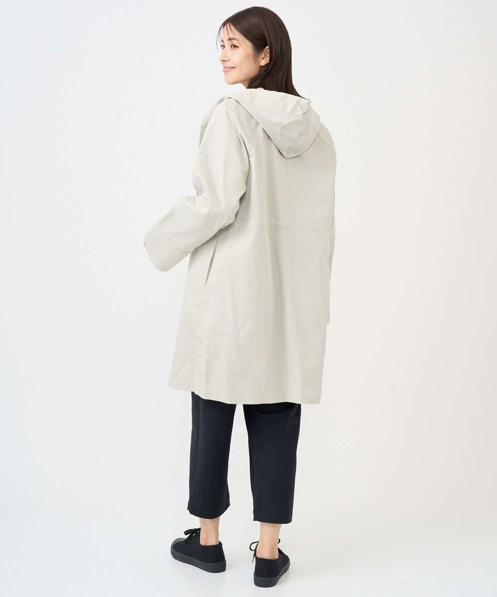NGUEB40540 GIANNI LO GIUDICE(ジャンニ ロ ジュディチェ) スーピマドビーフーディーコート オフホワイト