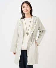 NGUEB40540 GIANNI LO GIUDICE(ジャンニ ロ ジュディチェ) スーピマドビーフーディーコート オフホワイト