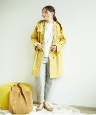 NGUEF10410 GIANNI LO GIUDICE(ジャンニ ロ ジュディチェ) グログランコート イエロー