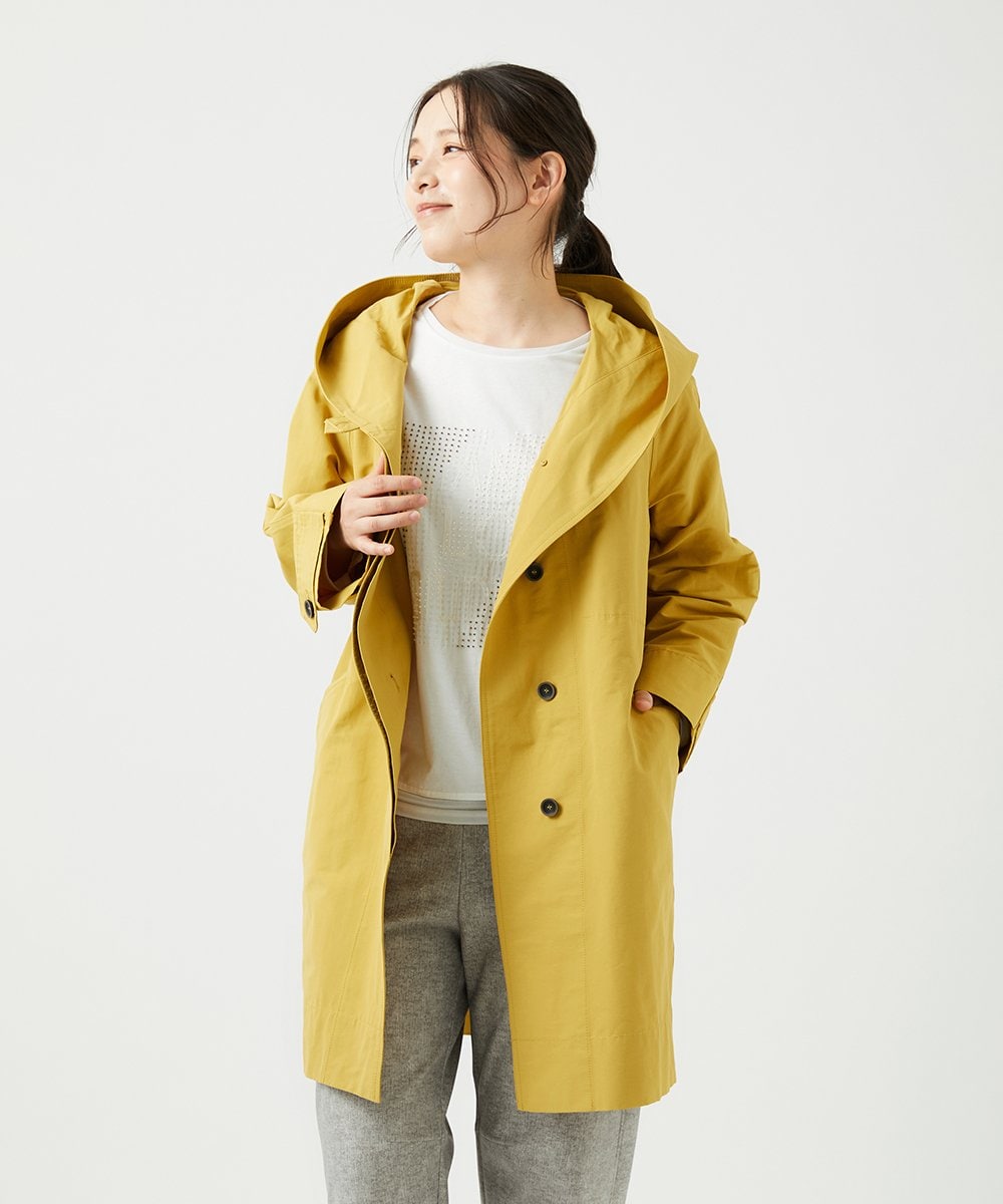 NGUEF10410 GIANNI LO GIUDICE(ジャンニ ロ ジュディチェ) グログランコート イエロー