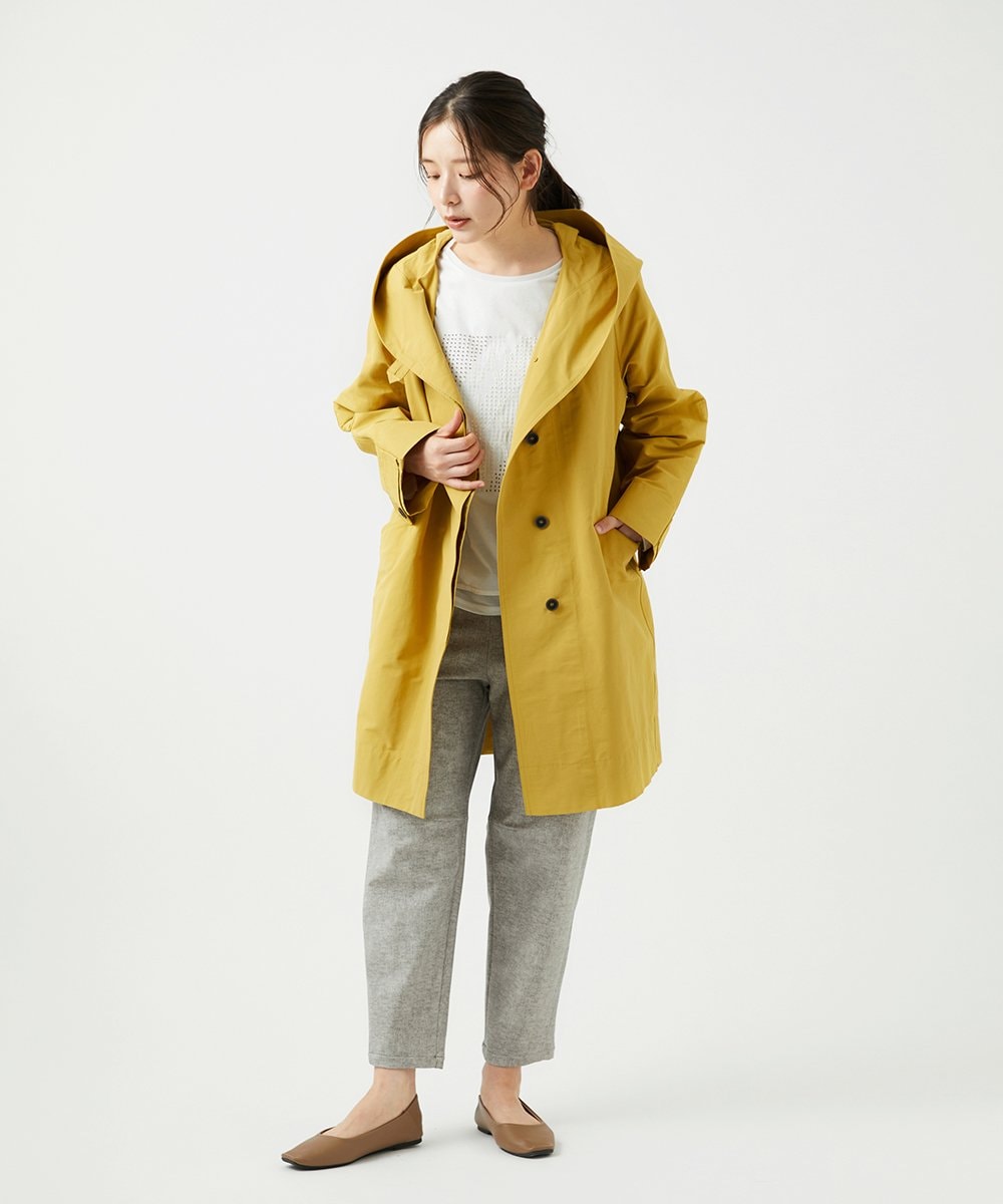 NGUEF10410 GIANNI LO GIUDICE(ジャンニ ロ ジュディチェ) グログランコート イエロー