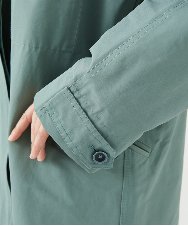 NGUEF10410 GIANNI LO GIUDICE(ジャンニ ロ ジュディチェ) グログランコート ライトグリーン