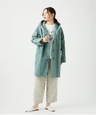 NGUEF10410 GIANNI LO GIUDICE(ジャンニ ロ ジュディチェ) グログランコート ライトグリーン