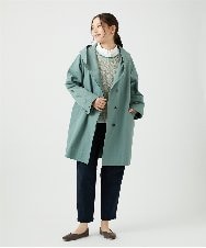 NGUEF10410 GIANNI LO GIUDICE(ジャンニ ロ ジュディチェ) グログランコート ライトグリーン