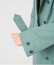 NGUEF10410 GIANNI LO GIUDICE(ジャンニ ロ ジュディチェ) グログランコート ライトグリーン