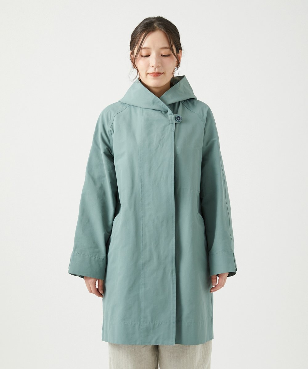 NGUEF10410 GIANNI LO GIUDICE(ジャンニ ロ ジュディチェ) グログランコート ライトグリーン