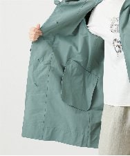 NGUEF10410 GIANNI LO GIUDICE(ジャンニ ロ ジュディチェ) グログランコート ライトグリーン