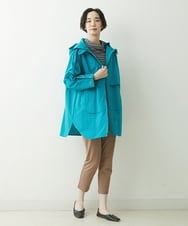 NGUET05390 GIANNI LO GIUDICE(ジャンニ ロ ジュディチェ) ハイストレッチナイロンコート ブルー