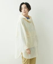 NGUET05390 GIANNI LO GIUDICE(ジャンニ ロ ジュディチェ) ハイストレッチナイロンコート アイボリー