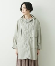 NGUET05390 GIANNI LO GIUDICE(ジャンニ ロ ジュディチェ) ハイストレッチナイロンコート ライトグレー