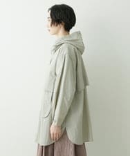 NGUET05390 GIANNI LO GIUDICE(ジャンニ ロ ジュディチェ) ハイストレッチナイロンコート ライトグレー