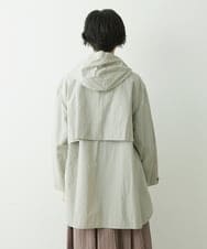 NGUET05390 GIANNI LO GIUDICE(ジャンニ ロ ジュディチェ) ハイストレッチナイロンコート ライトグレー