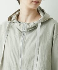 NGUET05390 GIANNI LO GIUDICE(ジャンニ ロ ジュディチェ) ハイストレッチナイロンコート ライトグレー