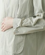 NGUET05390 GIANNI LO GIUDICE(ジャンニ ロ ジュディチェ) ハイストレッチナイロンコート ライトグレー