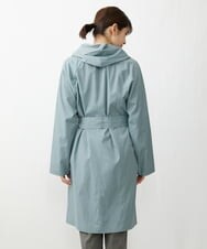 NGUET22360 GIANNI LO GIUDICE(ジャンニ ロ ジュディチェ) [洗える]ヴィスコットンタイプライターコート ライトブルー