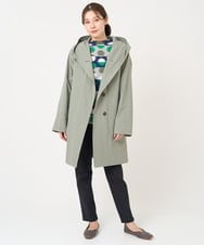 NGUEX21490 GIANNI LO GIUDICE(ジャンニ ロ ジュディチェ) テトロンストレッチバイカラーコート カーキ