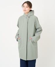 NGUEX21490 GIANNI LO GIUDICE(ジャンニ ロ ジュディチェ) テトロンストレッチバイカラーコート カーキ