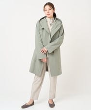 NGUEX21490 GIANNI LO GIUDICE(ジャンニ ロ ジュディチェ) テトロンストレッチバイカラーコート カーキ