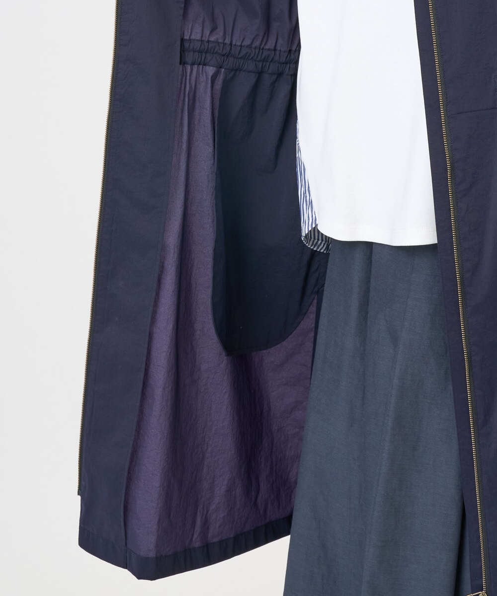 NGUGF37450 GIANNI LO GIUDICE(ジャンニ ロ ジュディチェ) [洗える]ナイロンストレッチタフタコート ネイビー