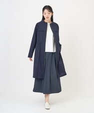 NGUGF37450 GIANNI LO GIUDICE(ジャンニ ロ ジュディチェ) [洗える]ナイロンストレッチタフタコート ネイビー