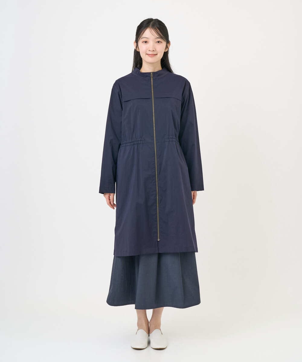 NGUGF37450 GIANNI LO GIUDICE(ジャンニ ロ ジュディチェ) [洗える]ナイロンストレッチタフタコート ネイビー