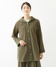 NGUJS01490 GIANNI LO GIUDICE(ジャンニ ロ ジュディチェ) [日本製]ペーパークロスナイロンコート カーキ