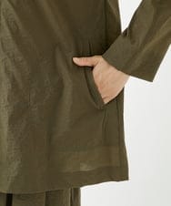 NGUJS01490 GIANNI LO GIUDICE(ジャンニ ロ ジュディチェ) [日本製]ペーパークロスナイロンコート カーキ