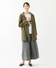 NGUJS01490 GIANNI LO GIUDICE(ジャンニ ロ ジュディチェ) [日本製]ペーパークロスナイロンコート カーキ
