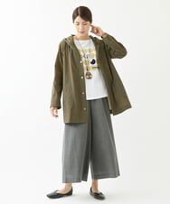 NGUJS01490 GIANNI LO GIUDICE(ジャンニ ロ ジュディチェ) [日本製]ペーパークロスナイロンコート カーキ