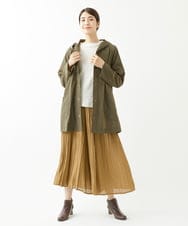 NGUJS01490 GIANNI LO GIUDICE(ジャンニ ロ ジュディチェ) [日本製]ペーパークロスナイロンコート カーキ