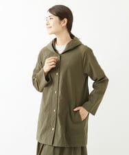 NGUJS01490 GIANNI LO GIUDICE(ジャンニ ロ ジュディチェ) [日本製]ペーパークロスナイロンコート カーキ