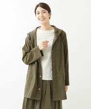 NGUJS01490 GIANNI LO GIUDICE(ジャンニ ロ ジュディチェ) [日本製]ペーパークロスナイロンコート カーキ
