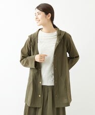 NGUJS01490 GIANNI LO GIUDICE(ジャンニ ロ ジュディチェ) [日本製]ペーパークロスナイロンコート カーキ