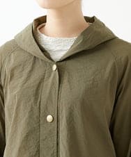 NGUJS01490 GIANNI LO GIUDICE(ジャンニ ロ ジュディチェ) [日本製]ペーパークロスナイロンコート カーキ